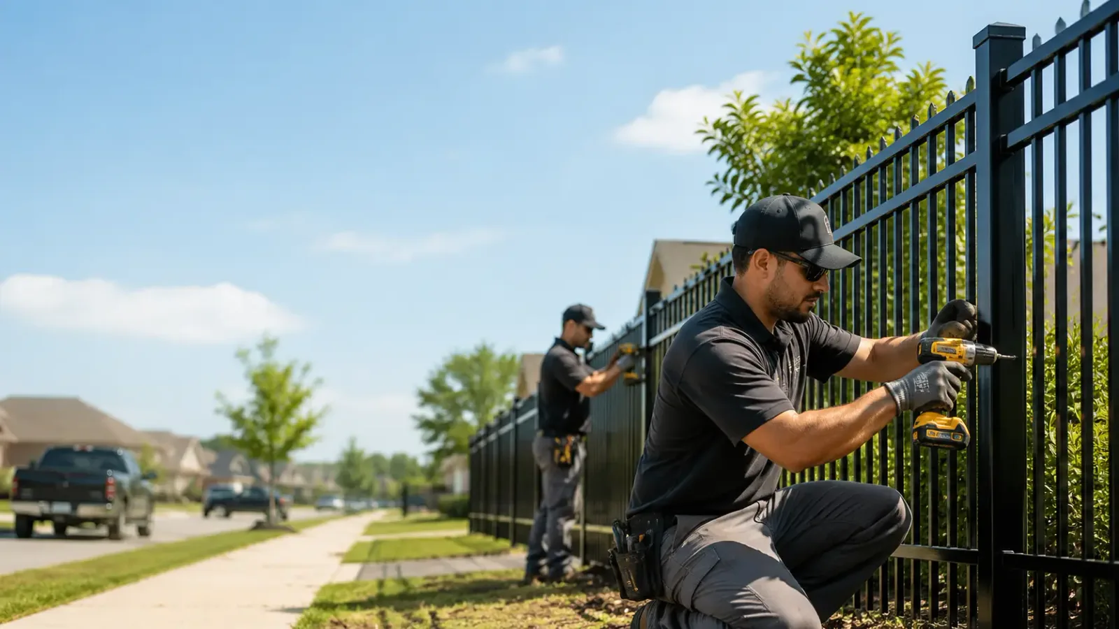 Metal Fence Installation in Waterloo, IL
